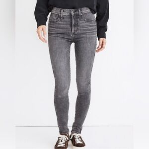 Madewell 10 inch High Rise Skinny Jeans Raw In Oakwood Wash Women’s Size 27
